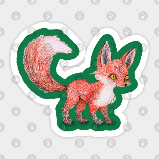 Fox Sticker by Bwiselizzy